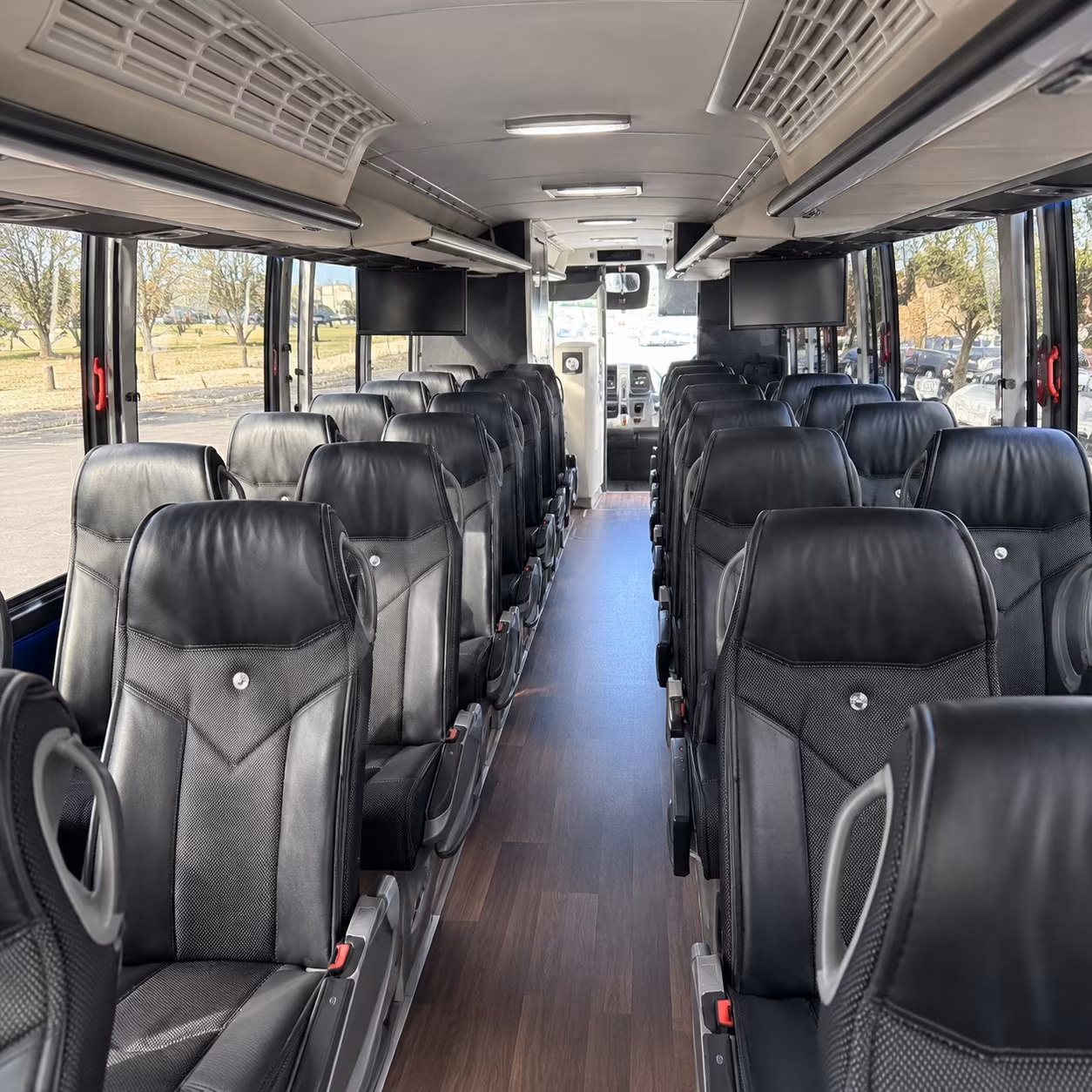 charter bus rentals to selfridge air national guard base from rochester hills