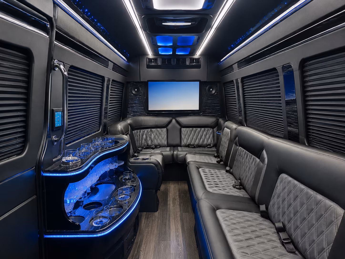 cross oakland county lines prom bus rentals from rochester hills to detroit and beyond