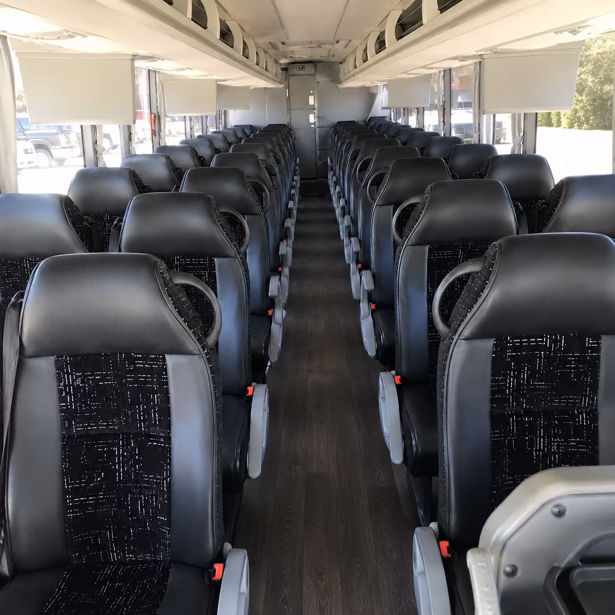 rochester hills charter bus interior gallery